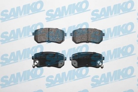 Тормозные колодки, дисковый тормоз (набор) SAMKO 5SP1411 (фото 1)