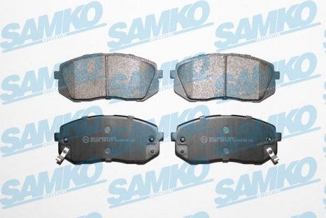 Тормозные колодки, дисковый тормоз (набор) SAMKO 5SP1415 (фото 1)