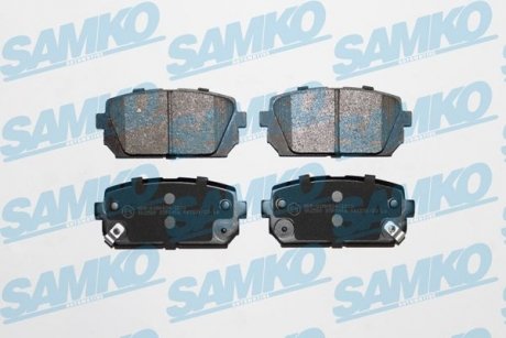Тормозные колодки, дисковый тормоз (набор) SAMKO 5SP1416 (фото 1)