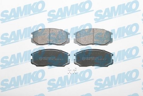Тормозные колодки, дисковый тормоз (набор) SAMKO 5SP1427