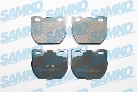 Тормозные колодки, дисковый тормоз (набор) SAMKO 5SP1441 (фото 1)