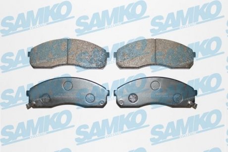 Тормозные колодки, дисковый тормоз (набор) SAMKO 5SP1444 (фото 1)