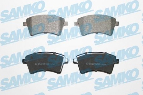 Тормозные колодки, дисковый тормоз (набор) SAMKO 5SP1465 (фото 1)
