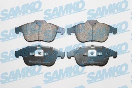 Тормозные колодки, дисковый тормоз (набор) SAMKO 5SP1466 (фото 1)