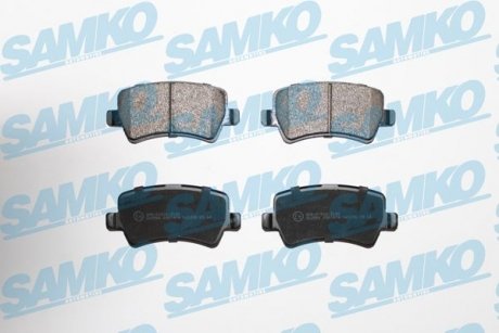 Тормозные колодки, дисковый тормоз (набор) SAMKO 5SP1474 (фото 1)