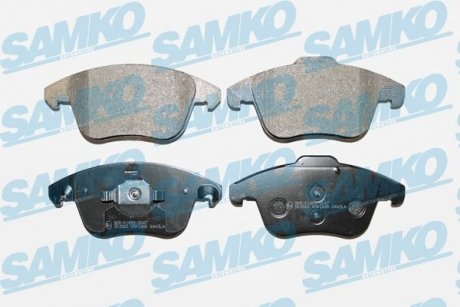 Тормозные колодки, дисковый тормоз (набор) SAMKO 5SP1480