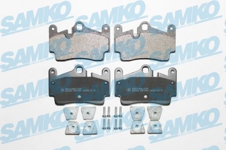 Тормозные колодки, дисковый тормоз (набор) SAMKO 5SP1482