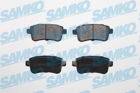 Тормозные колодки, дисковый тормоз (набор) SAMKO 5SP1484 (фото 1)