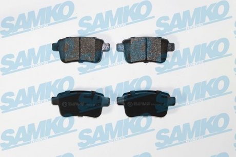 Тормозные колодки, дисковый тормоз (набор) SAMKO 5SP1487