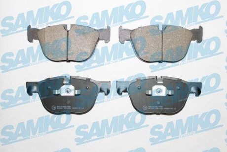 Тормозные колодки, дисковый тормоз (набор) SAMKO 5SP1496