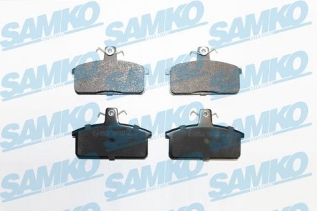 Тормозные колодки, дисковый тормоз (набор) SAMKO 5SP1498 (фото 1)