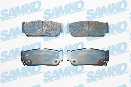Гальмівні колодки, дискове гальмо (набір) SAMKO 5SP1504