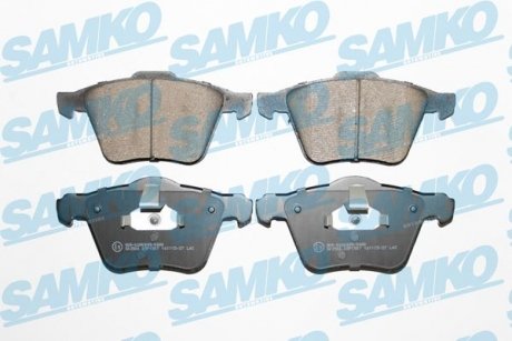 Тормозные колодки, дисковый тормоз (набор) SAMKO 5SP1507 (фото 1)