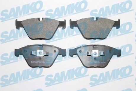 Тормозные колодки, дисковый тормоз (набор) SAMKO 5SP1509 (фото 1)