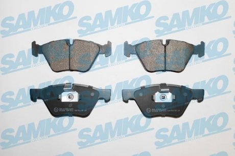 Тормозные колодки, дисковый тормоз (набор) SAMKO 5SP1512