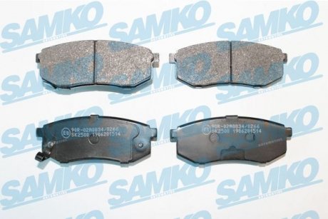 Тормозные колодки, дисковый тормоз (набор) SAMKO 5SP1514 (фото 1)