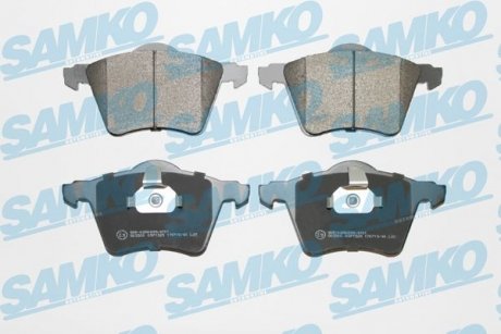 Тормозные колодки, дисковый тормоз (набор) SAMKO 5SP1525 (фото 1)