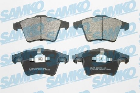 Тормозные колодки, дисковый тормоз (набор) SAMKO 5SP1526 (фото 1)