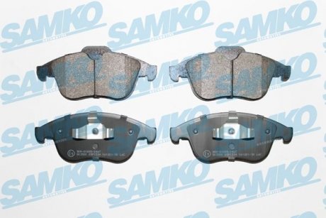 Комплект гальмівних колодок дискові MEGANE III SAMKO 5SP1534 (фото 1)
