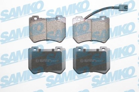 Тормозные колодки, дисковый тормоз (набор) SAMKO 5SP1552 (фото 1)