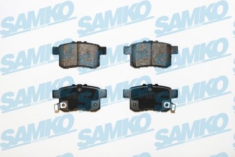 Тормозные колодки, дисковый тормоз (набор) SAMKO 5SP1569 (фото 1)