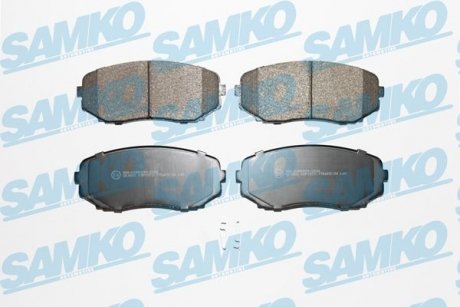Тормозные колодки, дисковый тормоз (набор) SAMKO 5SP1573