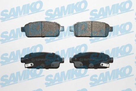 Тормозные колодки, дисковый тормоз (набор) SAMKO 5SP1575 (фото 1)