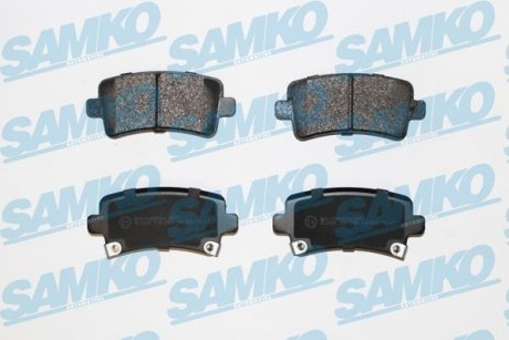 Тормозные колодки, дисковый тормоз (набор) SAMKO 5SP1584
