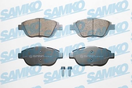 Гальмівні колодки, дискове гальмо (набір) SAMKO 5SP1590