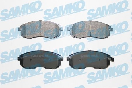 Тормозные колодки, дисковый тормоз (набор) SAMKO 5SP1605 (фото 1)