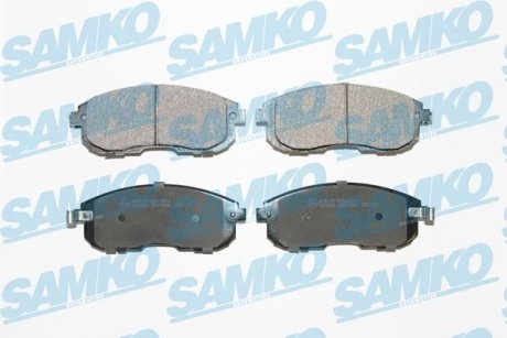 Тормозные колодки, дисковый тормоз (набор) SAMKO 5SP1606 (фото 1)