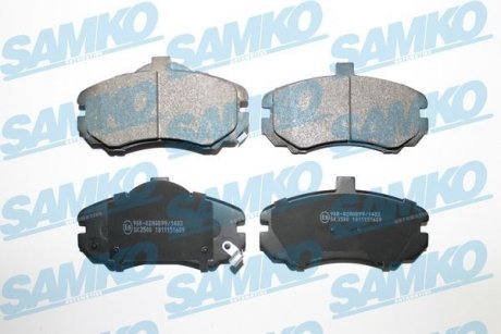 Тормозные колодки, дисковый тормоз (набор) SAMKO 5SP1609