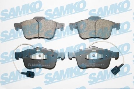 Тормозные колодки, дисковый тормоз (набор) SAMKO 5SP1612 (фото 1)