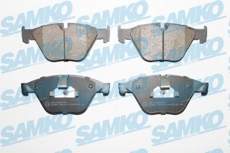 Тормозные колодки, дисковый тормоз (набор) SAMKO 5SP1619 (фото 1)