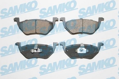 Тормозные колодки, дисковый тормоз (набор) SAMKO 5SP1620 (фото 1)