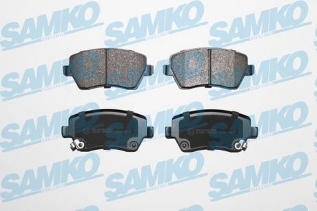 Тормозные колодки, дисковый тормоз (набор) SAMKO 5SP1621 (фото 1)