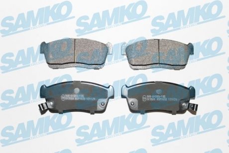 Тормозные колодки, дисковый тормоз (набор) SAMKO 5SP1632