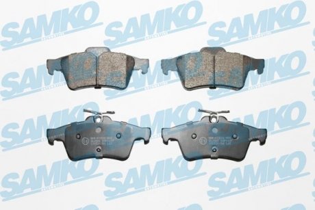 Тормозные колодки, дисковый тормоз (набор) SAMKO 5SP1637