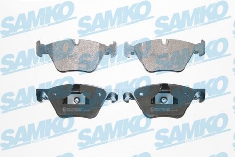 Гальмівні колодки, дискове гальмо (набір) SAMKO 5SP1641 (фото 1)