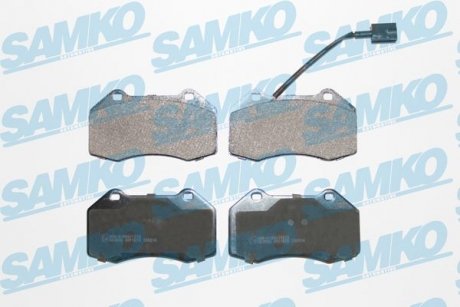 Гальмівні колодки, дискове гальмо (набір) SAMKO 5SP1670 (фото 1)