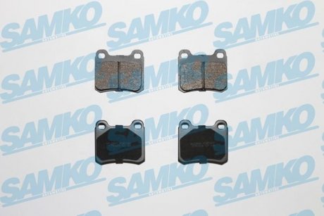 Тормозные колодки, дисковый тормоз (набор) SAMKO 5SP181 (фото 1)