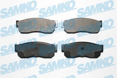 Тормозные колодки, дисковый тормоз (набор) SAMKO 5SP185 (фото 1)