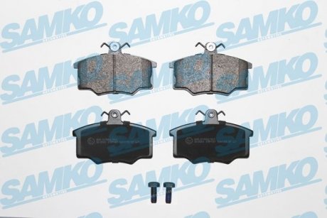 Тормозные колодки, дисковый тормоз (набор) SAMKO 5SP187