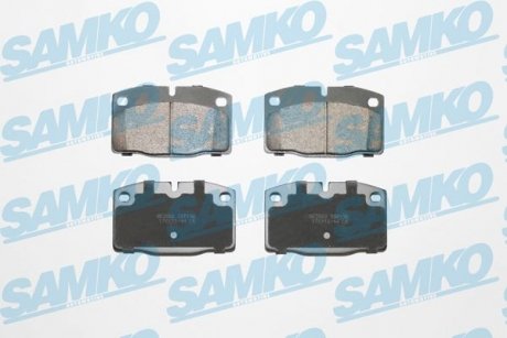 Тормозные колодки, дисковый тормоз (набор) SAMKO 5SP190 (фото 1)