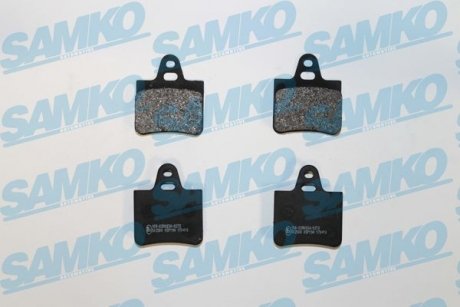 Тормозные колодки, дисковый тормоз (набор) SAMKO 5SP194 (фото 1)
