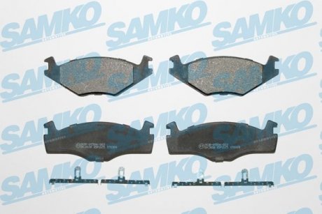Тормозные колодки, дисковый тормоз (набор) SAMKO 5SP225