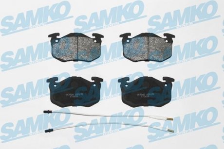 Тормозные колодки, дисковый тормоз (набор) SAMKO 5SP231 (фото 1)