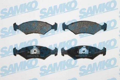 Комплект дисковых тормозных колодок. FORD SAMKO 5SP233 (фото 1)