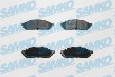 Тормозные колодки, дисковый тормоз (набор) SAMKO 5SP245 (фото 1)
