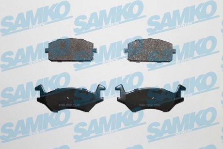 Тормозные колодки, дисковый тормоз (набор) SAMKO 5SP251 (фото 1)